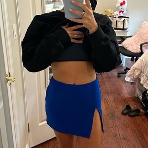 Princess Polly Royal Blue Mini Skirt